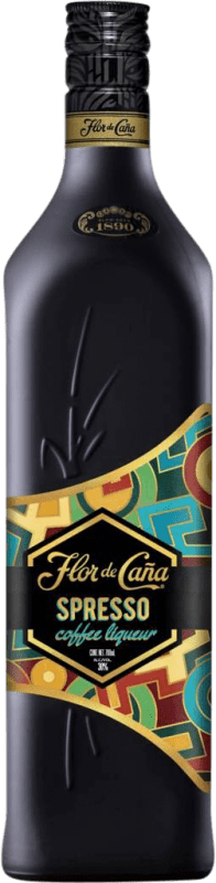 Бесплатная доставка | Ликёры Flor de Caña Spresso Coffee Никарагуа 70 cl
