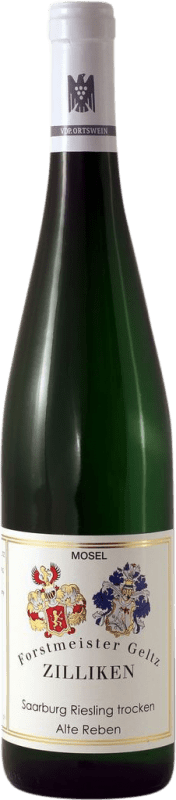 Envio grátis | Vinho Branco Forstmeister Geltz Zilliken Saarburger Trocken — Seco Alte Reben — VV Vinhas Velhas Alemanha Riesling 75 cl