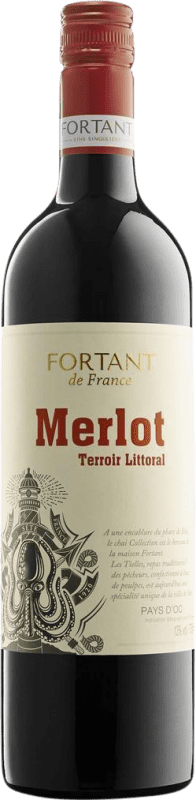 11,95 € 送料無料 | 赤ワイン Fortant de France Terroir Littoral I.G.P. Vin de Pays d'Oc