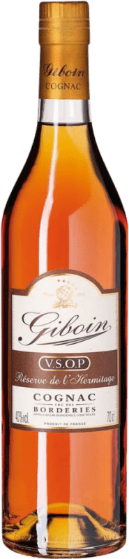 Free Shipping | Cognac Francois Giboin L'Hermitage Borderies VSOP Very Superior Old Pale, Reserve — Aged A.O.C. Cognac France Ugni 70 cl