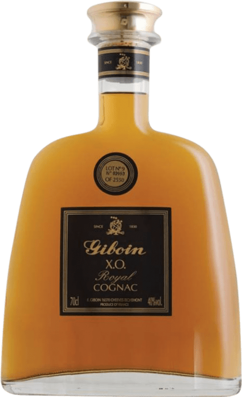 79,95 € | Cognac Conhaque Francois Giboin L'Hermitage Royal Borderies XO A.O.C. Cognac França Ugni Blanco 70 cl