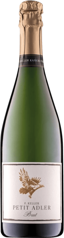 16,95 € | Weißer Sekt Franz Keller Petit Adler Deutscher Brut — Herb I.G. Baden Baden Deutschland 75 cl