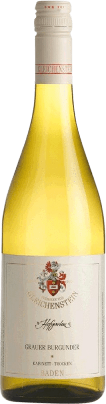 Free Shipping | White wine Freiherr von Gleichenstein Hofgarten Kabinett mit Prädikat Dry I.G. Baden Baden Germany Pinot Grey 75 cl