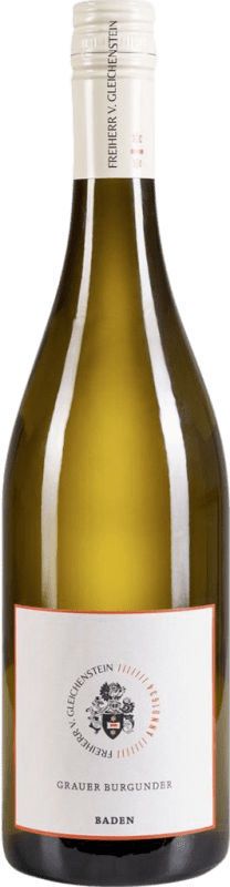 Envío gratis | Vino blanco Freiherr von Gleichenstein Hofgarten Kabinett mit Prädikat Seco I.G. Baden Baden Alemania Pinot Gris 75 cl