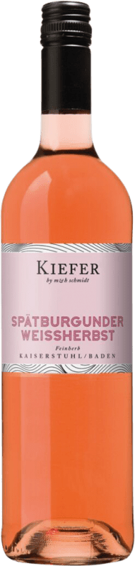 Envio grátis | Vinho Rosé Friedrich Kiefer Eichstetter Herrenbuck Weissherbst Trocken — Seco I.G. Baden Baden Alemanha Pinot Noir 75 cl