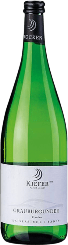 Envoi gratuit | Vin blanc Friedrich Kiefer Sec I.G. Baden Baden Allemagne Pinot Gris 1 L