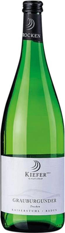 Free Shipping | White Wine Friedrich Kiefer Trocken — Dry I.G. Baden Baden Germany Pinot Gris 1 L