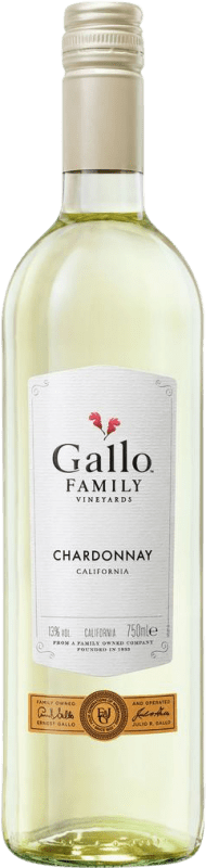 Free Shipping | White wine Gallo W.O. Western Cape Western Cape South Coast South Africa Chardonnay 75 cl