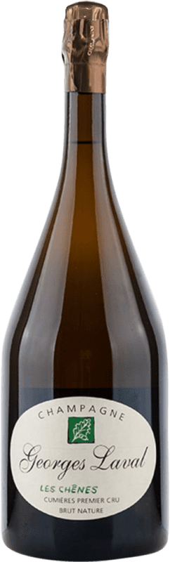 Envio grátis | Espumante branco Georges Laval Les Chênes Cumières Premier Cru Brut Nature A.O.C. Champagne Champagne França Chardonnay Garrafa Magnum 1,5 L