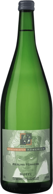 Spedizione Gratuita | Vino Bianco Geschwister Köwerich Halbtrocken — Semisecco Q.b.A. Mosel Mosel Germania Riesling 1 L
