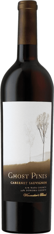 Бесплатная доставка | Красное вино Ghost Pines I.G. California Калифорния Соединенные Штаты Merlot — Мерло, Cabernet Sauvignon — Каберне Совиньон 75 cl