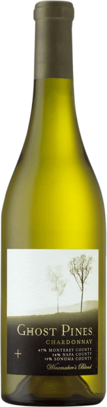 Бесплатная доставка | Белое вино Ghost Pines I.G. California Калифорния Соединенные Штаты Chardonnay 75 cl