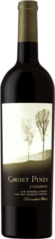 Бесплатная доставка | Красное вино Ghost Pines I.G. California Калифорния Соединенные Штаты Zinfandel 75 cl