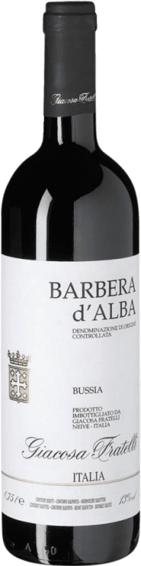 Бесплатная доставка | Красное вино Giacosa Fratelli Bussia D.O.C. Barbera d'Alba Пьемонте Италия Barbera — Барбера 75 cl
