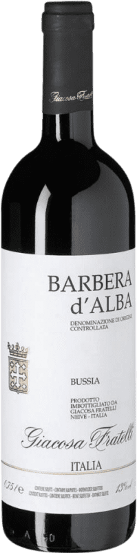 Free Shipping | Red wine Giacosa Fratelli Bussia D.O.C. Barbera d'Alba Piemonte Italy Barbera 75 cl