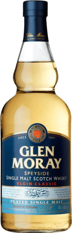 Envoi gratuit | Whisky Single Malt Glen Moray Peated — Tourbé Royaume-Uni 70 cl