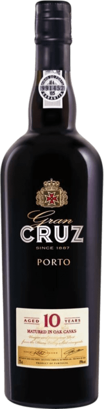 Free Shipping | Fortified wine Gran Cruz I.G. Douro Douro Portugal 10 Years 75 cl