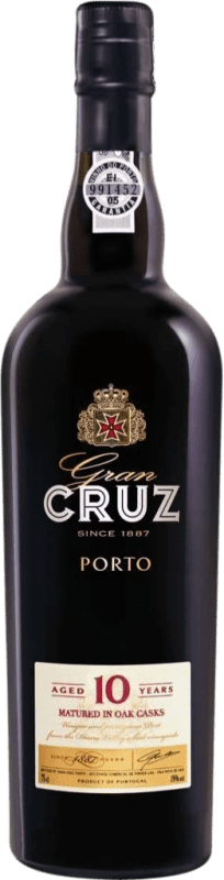 32,95 € Envio grátis | Vinho fortificado Gran Cruz I.G. Douro 10 Anos