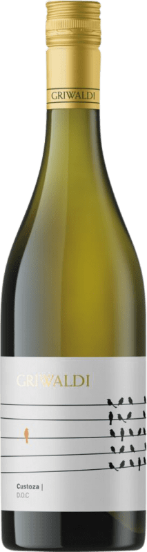 Бесплатная доставка | Белое вино Griwaldi D.O.C. Bianco di Custoza Venecia Италия Trebbiano, Garganega, Cortese 75 cl