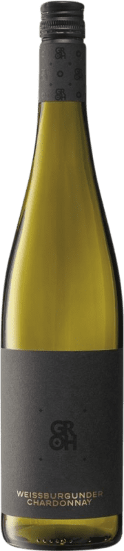 Бесплатная доставка | Белое вино Groh Grohsartig сухой Q.b.A. Rheinhessen Rheinhessen Германия Chardonnay, Pinot White 75 cl