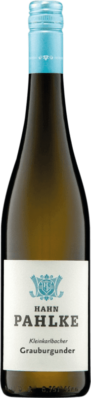 Envio grátis | Vinho Branco Hahn Pahlke Kleinkarlbacher Seco Q.b.A. Pfälz Pfälz Alemanha Pinot Cinza 75 cl Sem Álcool Envio grátis | Vinho Branco Hahn Pahlke Kleinkarlbacher Seco Q.b.A. Pfälz Pfälz Alemanha Pinot Cinza 75 cl Sem Álcool