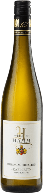 Spedizione Gratuita | Vino bianco Hamm Kabinett Feinfruchtig Semisecco Semidolce Q.b.A. Rheingau Rheingau Germania Riesling 75 cl