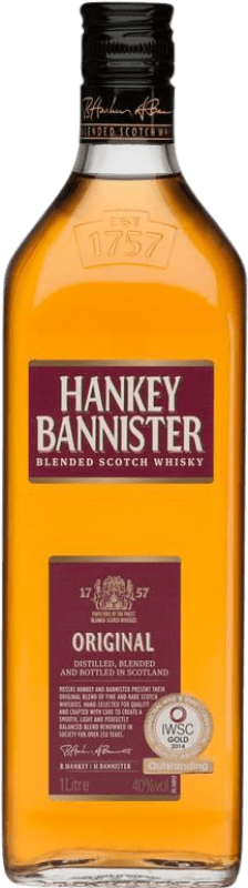 免费送货 | 威士忌混合 Hankey Bannister 苏格兰 英国 1 L