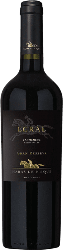 Free Shipping | Red wine Viña Haras de Pirque Ecràl I.G. Valle Central Central Valley Chile Carmenère 75 cl