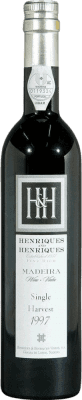53,95 € | Vino Generoso Fortificado H&H Henriques & Henriques Finest Full Rich Single Harvest 1997 I.G. Madeira Madeira Portugal Tinta Negra Botella Medium 50 cl
