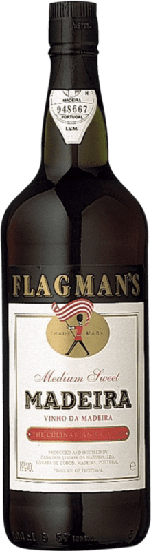 Spedizione Gratuita | Vino Liquoroso H&H Henriques & Henriques Flagman's Madera Portogallo Tinta Negra 1 L