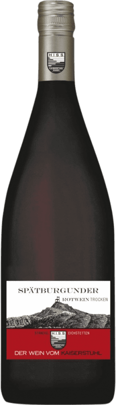 Free Shipping | Red wine Hiss Eichstetter Herrenbuck Baden Germany Pinot Black 1 L