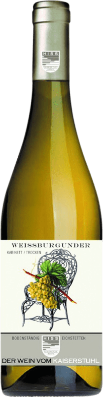 Бесплатная доставка | Белое вино Hiss Eichstetter Herrenbuck Kabinett Baden Германия Pinot White 75 cl