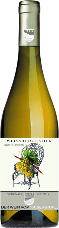 Free Shipping | White Wine Hiss Eichstetter Herrenbuck Kabinett — Ripe Harvest Baden Germany Pinot Blanc 75 cl