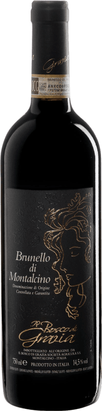 Бесплатная доставка | Красное вино Il Bosco di Grazia D.O.C.G. Brunello di Montalcino Тоскана Италия Sangiovese 75 cl