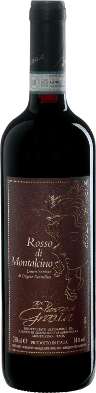 Free Shipping | Red wine Il Bosco di Grazia D.O.C. Rosso di Montepulciano Tuscany Italy Sangiovese 75 cl