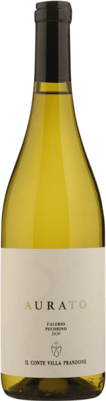 Envoi gratuit | Vin blanc Il Conte Villa Prandone Aurato D.O.C. Falerio Italie Pecorino 75 cl