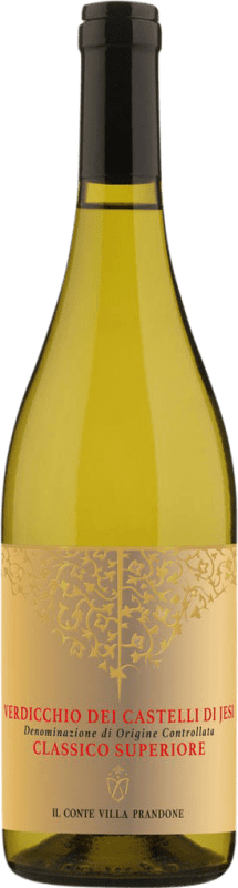 Бесплатная доставка | Белое вино Il Conte Villa Prandone Classico Superiore D.O.C. Verdicchio dei Castelli di Jesi Италия Verdicchio 75 cl