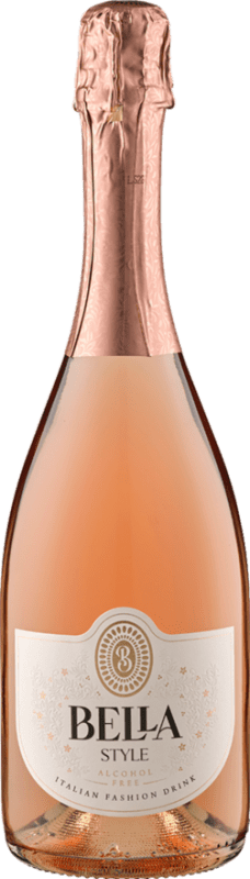 Free Shipping | Rosé sparkling Iris Vigneti Bella Style Rosé I.G.T. Venezia Venecia Italy Glera 75 cl Alcohol-Free