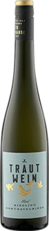 Free Shipping | White wine J. Trautwein Riesling & Gewürztraminer Floral Q.b.A. Rheinhessen Rheinhessen Germany Gewürztraminer, Riesling 75 cl