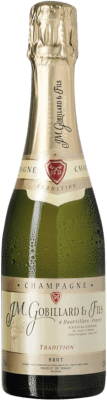 送料無料 | 白スパークリングワイン JM. Gobillard Tradition Hautvillers Brut A.O.C. Champagne シャンパン フランス Nebbiolo, Chardonnay, Pinot Meunier ハーフボトル 37 cl