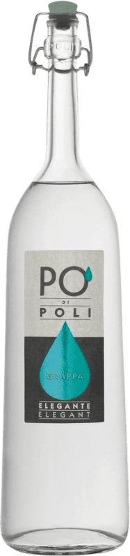 Envio grátis | Aguardente Grappa Jacopo Poli Po Elegante I.G.T. Venezia Venecia Itália Pinot Branco 70 cl