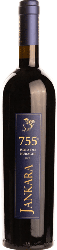 免费送货 | 红葡萄酒 Jankara 755 I.G.T. Isola dei Nuraghi Cerdeña 意大利 Syrah — 西拉, Cabernet Sauvignon — 赤霞珠, Cariñena — 佳丽酿, Cannonau — 卡农诺, Alicante Bouschet 75 cl