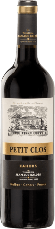 Бесплатная доставка | Красное вино Jean Luc Baldès Petit Clos A.O.C. Cahors Occitania Франция Merlot — Мерло, Malbec — Мальбек 75 cl