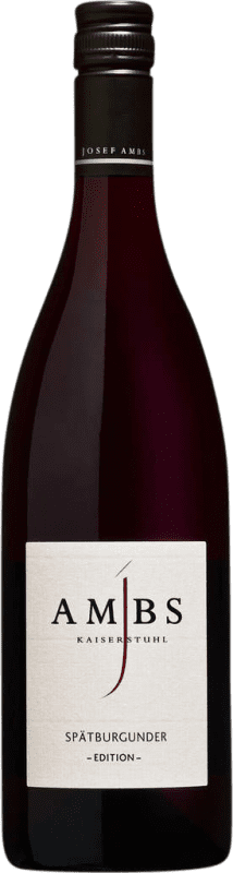 Free Shipping | Red wine Josef Ambs Edition I.G. Baden Baden Germany Pinot Black 75 cl