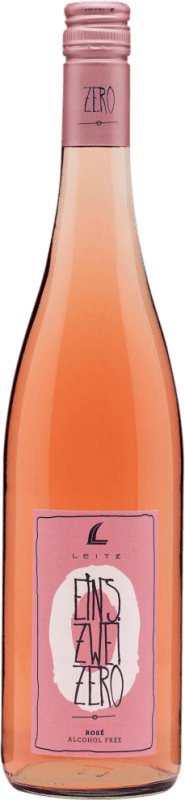 Бесплатная доставка | Розовое вино Weingut Leitz Eins Zwei Zero Rosé — Розе Q.b.A. Rheingau Rheingau Германия Pinot Noir — Пино Нуар 75 cl Без алкоголя