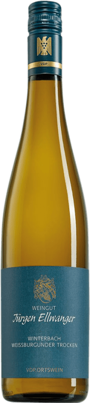 11,95 € | Vin blanc Jürgen Ellwanger Winterbacher Sec I.G. Baden Baden-Württemberg Allemagne Pinot Blanc 75 cl