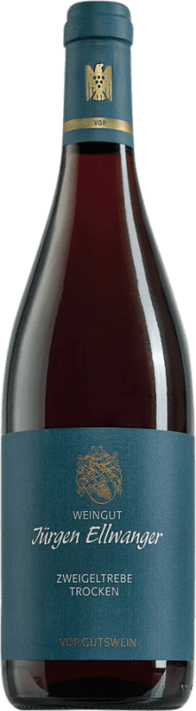 Envoi gratuit | Vin rouge Jürgen Ellwanger Rebe Sec I.G. Baden Baden-Württemberg Allemagne Zweigelt 75 cl