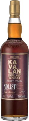 威士忌单一麦芽威士忌 Kavalan Solist Port Cask Cask Strength Taiwanesischer