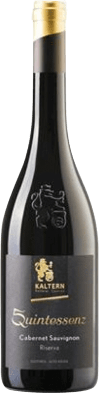 Free Shipping | Red wine Kaltern Quintessenz Reserve D.O.C. Alto Adige Tirol del Sur Italy Cabernet Sauvignon 75 cl