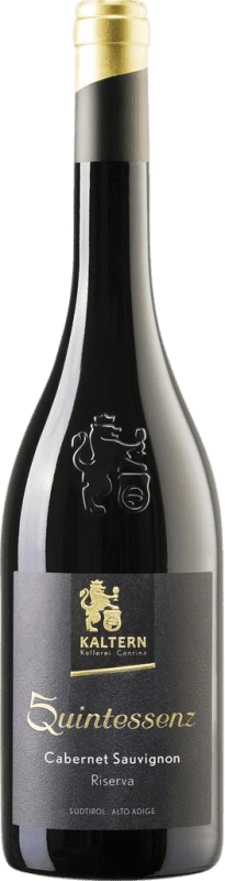Envoi gratuit | Vin Rouge Kaltern Quintessenz Réserve D.O.C. Alto Adige Tirol del Sur Italie Cabernet Sauvignon 75 cl